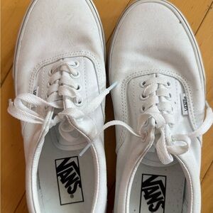 Vans Classic White Lace-Up Sneakers
